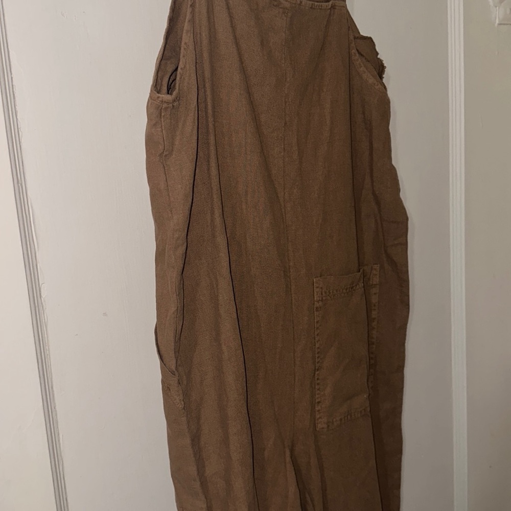 Women's Utility Cropped Jumpsuit - Universal Thread Rust-XS 0-2 - Picture 5 of 7